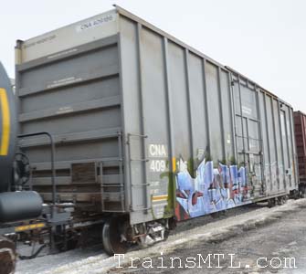 Car/wagon CNA409186 left side / coté gauche